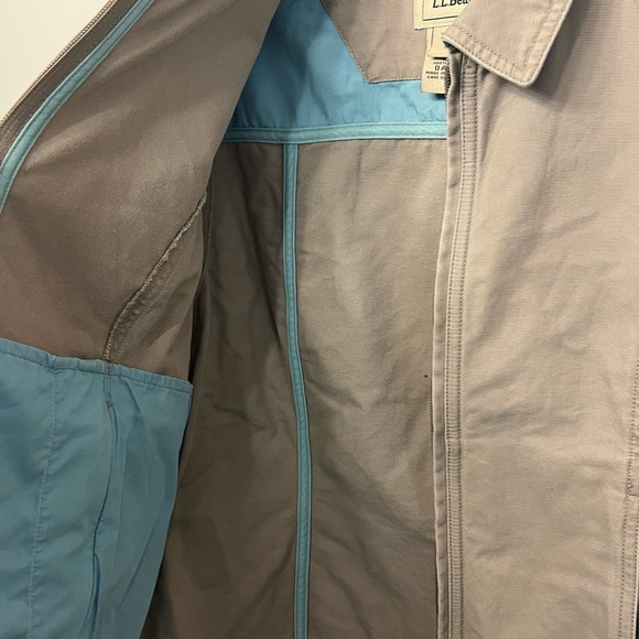 L.L. Bean VTG Women's Canvas Utility Field Full Zip Cotton Jacket Sz Medium - Picture 8 of 9